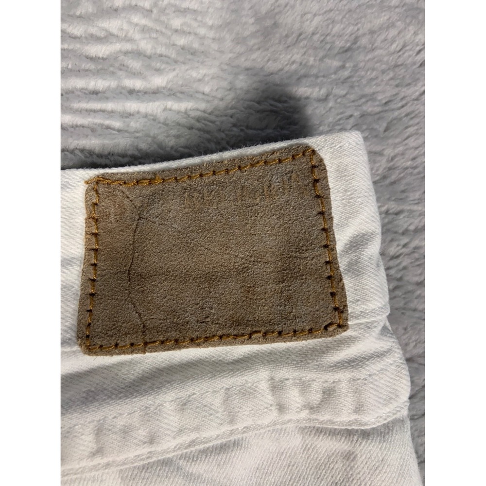 True Religion Ricky Relaxed Straight Jeans Men's Size 38 White Cotton Used - Picture 8 of 12